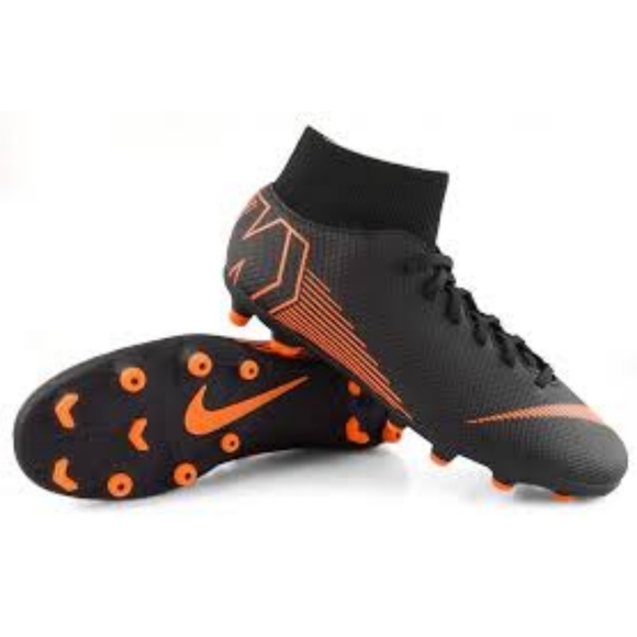 nike mercurial superfly 6 black and orange